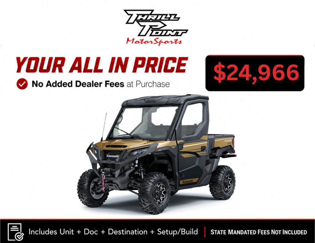 2024 Kawasaki Ridge® Limited Recreation / Sport ATV