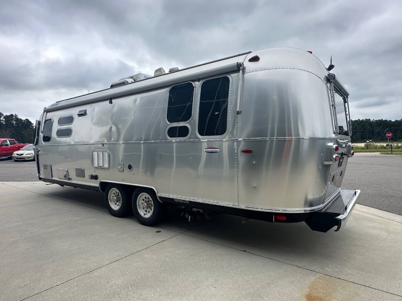 A photo of this 2019 Airstream International Serenity 28RB Queen