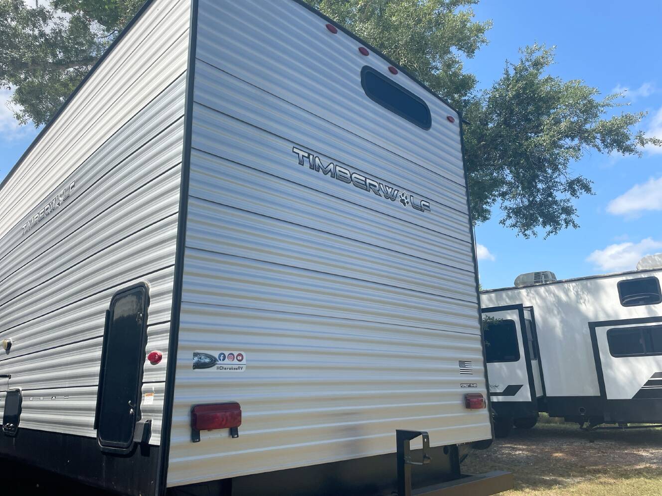 A photo of this 2023 Forest River TIMBERWOLF 36FBOP