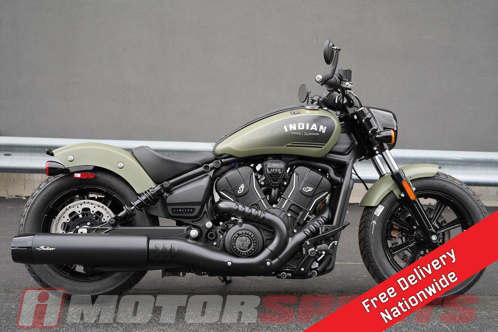 2026 Indian Motorcycle Scout Bobber Limited +Tech Moss Green Smoke LIMITED + TECH in Saint Petersburg, FL