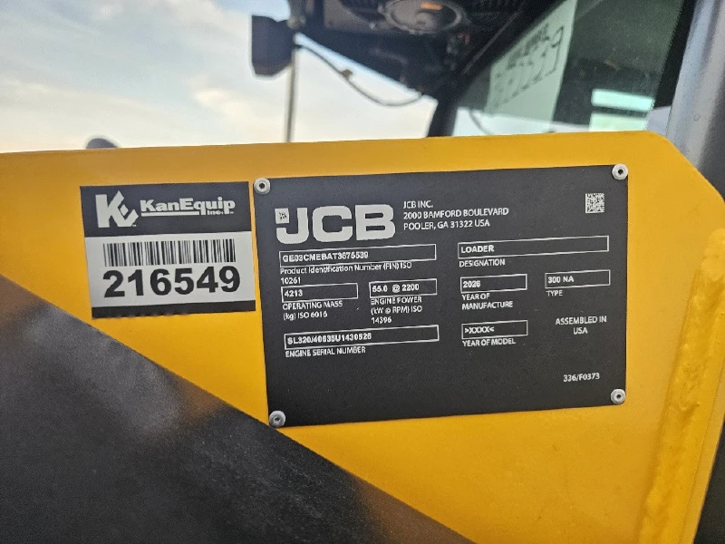 2026 JCB 300