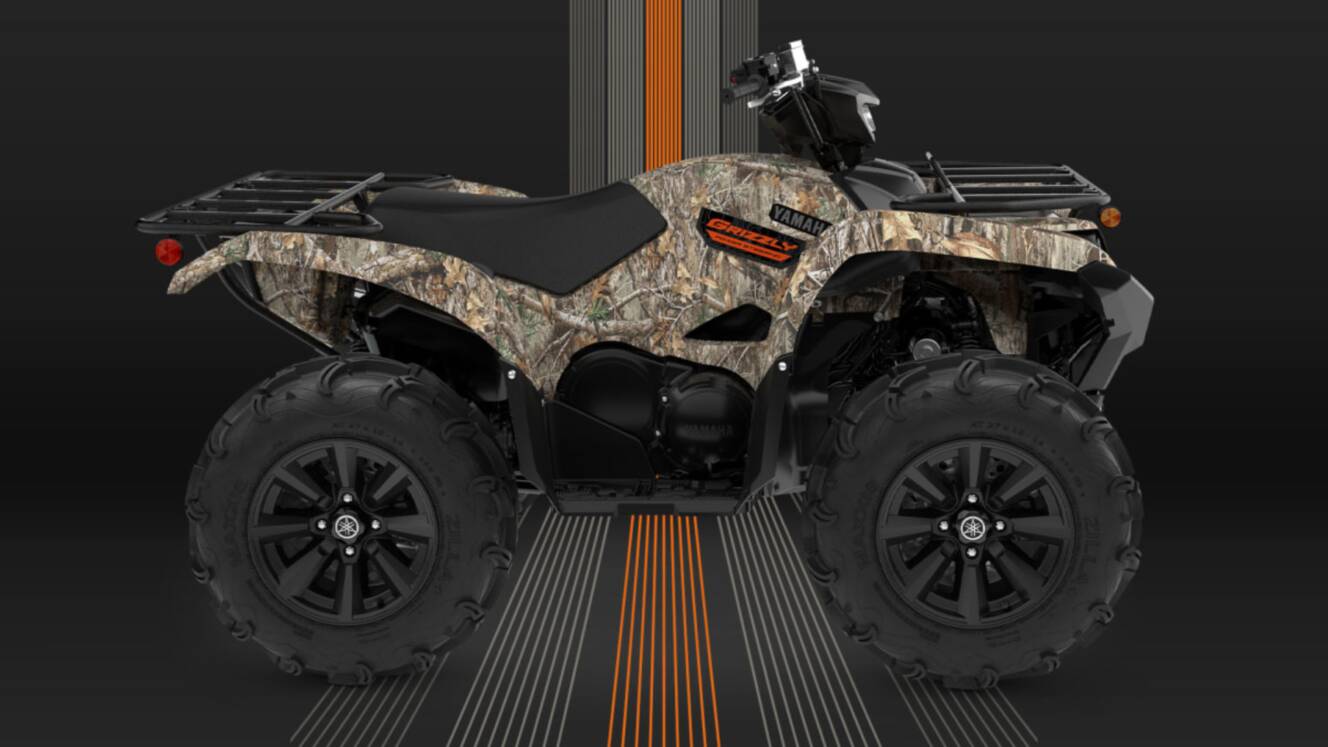 A photo of this 2027 Yamaha Grizzly EPS Camo