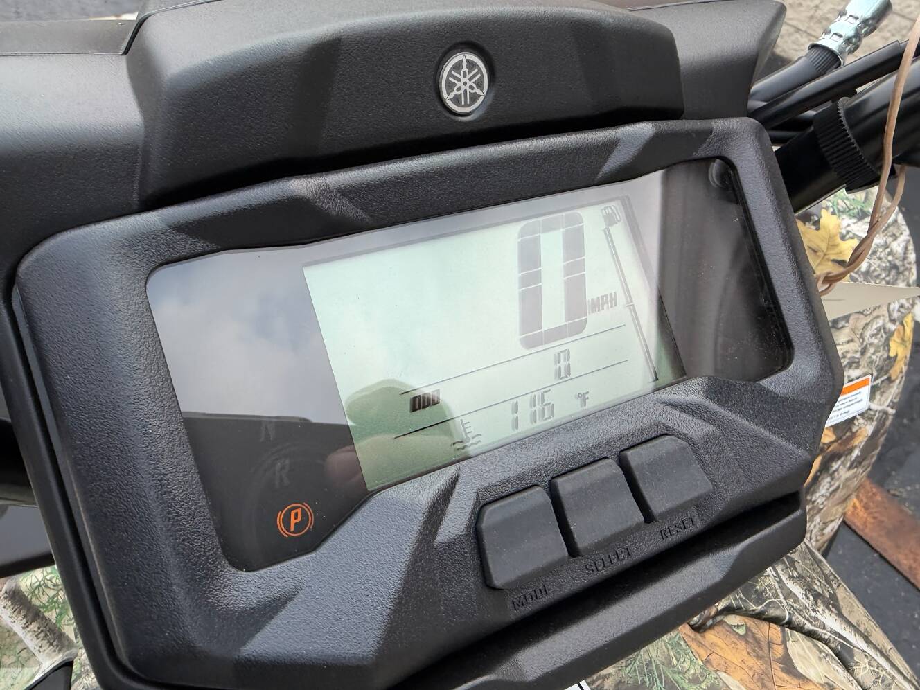 A photo of this 2027 Yamaha Grizzly EPS Camo