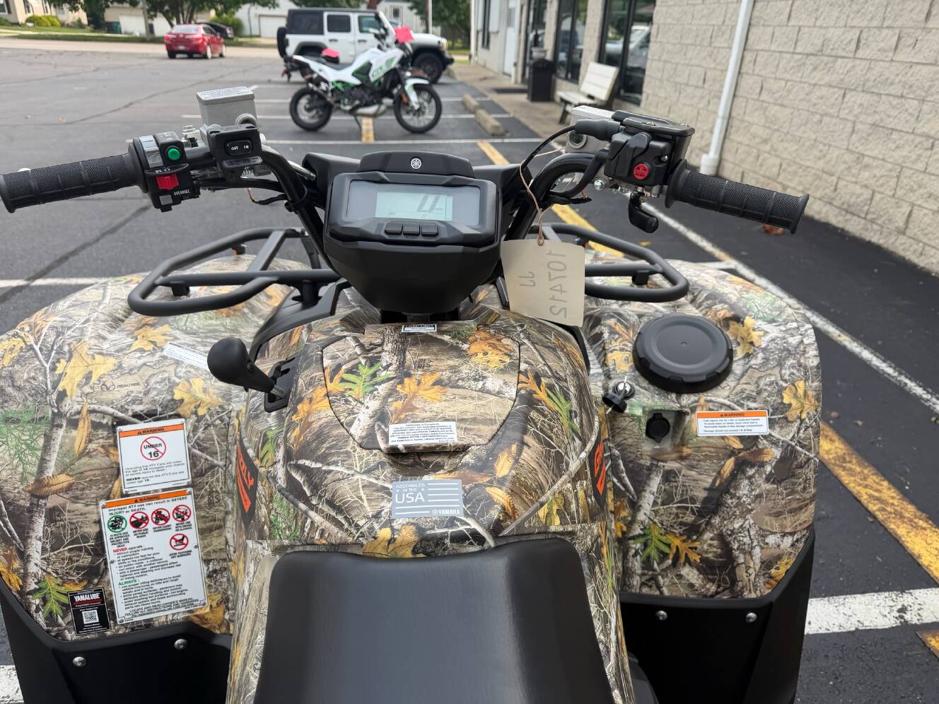 A photo of this 2027 Yamaha Grizzly EPS Camo