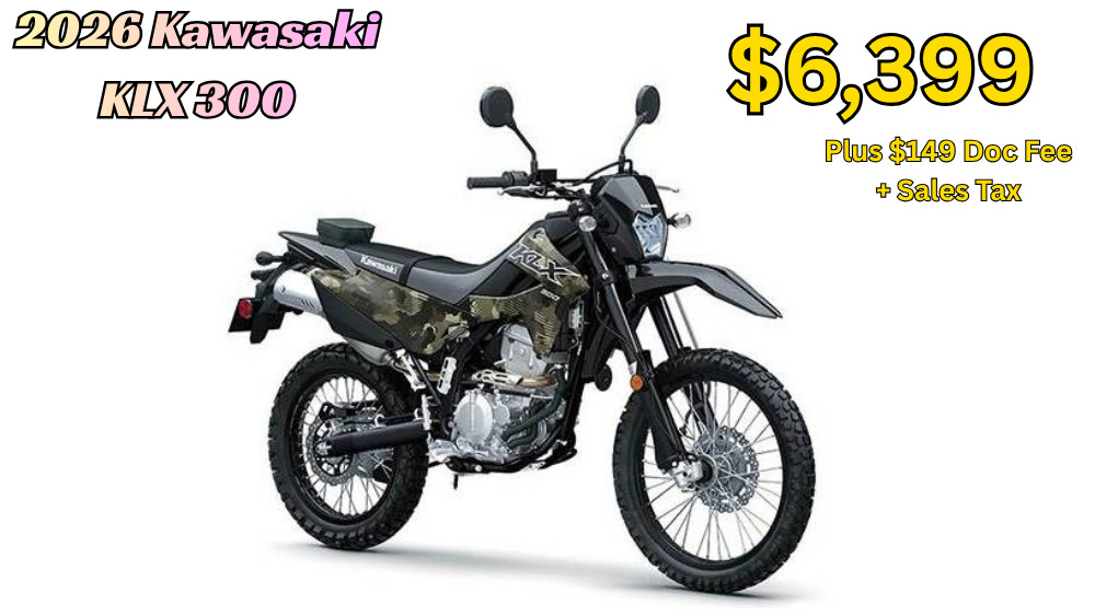 2026 Kawasaki KLX 300 300 in Whiteland, IN