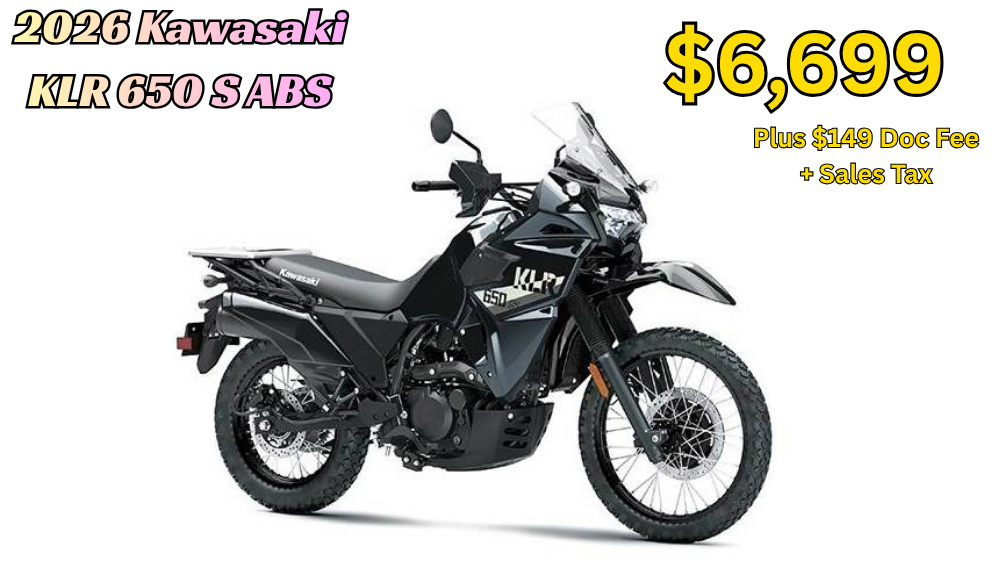 2026 Kawasaki KLR 650 S ABS 650 ABS in Whiteland, IN