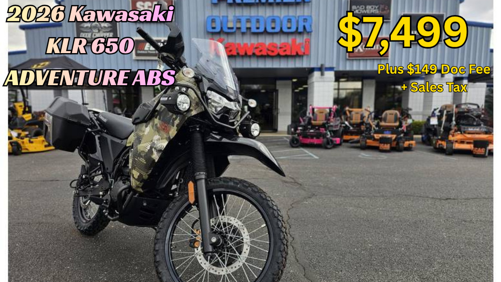 2026 Kawasaki KLR 650 Adventure ABS 650 ADVENTURE in Whiteland, IN