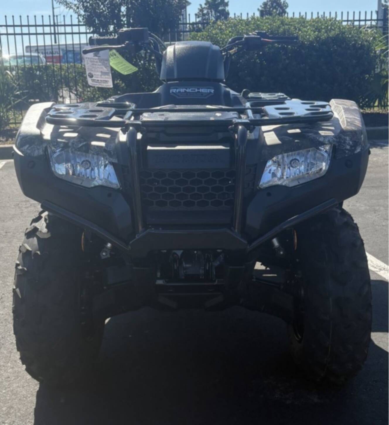 A photo of this 2027 Honda  FourTrax Rancher 4X4 TrueTimber Atera Camo