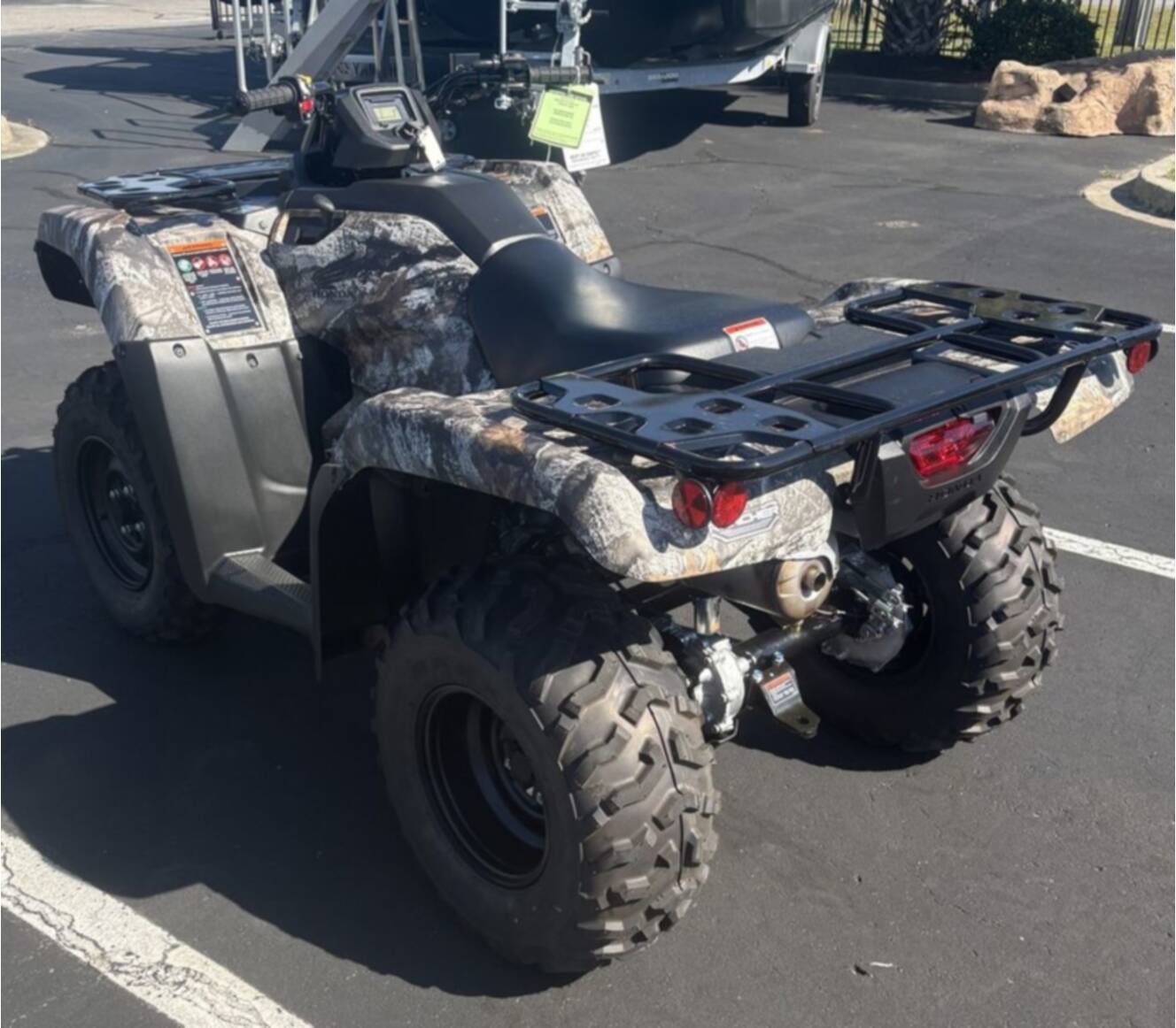 A photo of this 2027 Honda  FourTrax Rancher 4X4 TrueTimber Atera Camo
