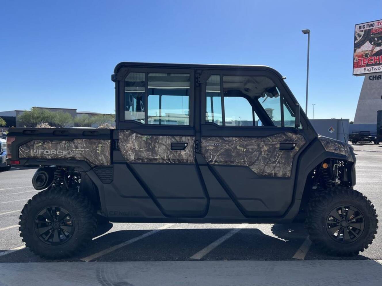 A photo of this 2026 CFMOTO UFORCE U10 XL Pro Highland Camo