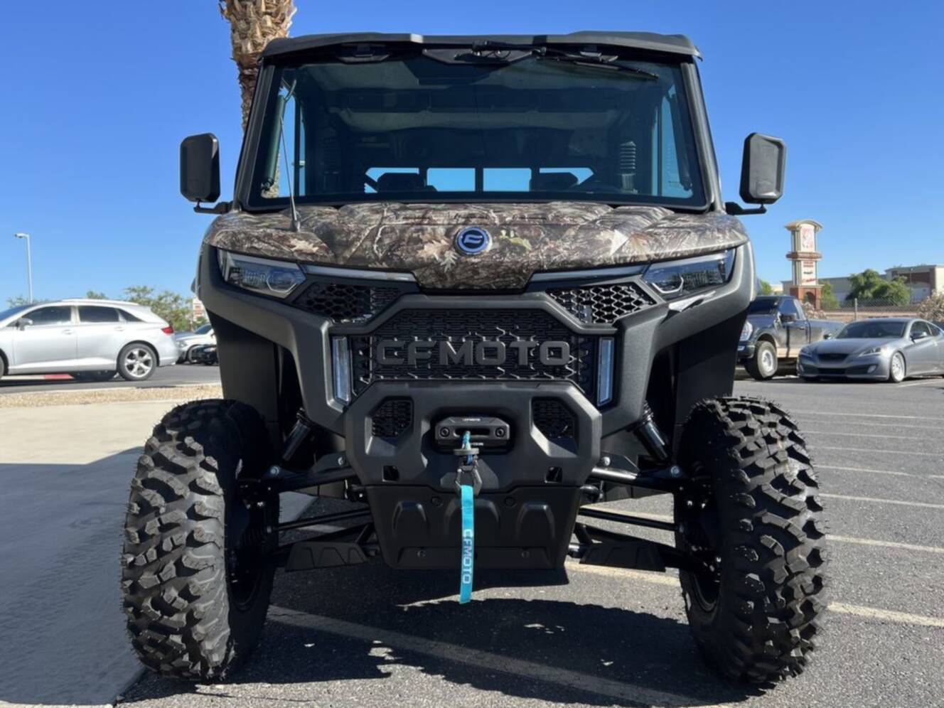 A photo of this 2026 CFMOTO UFORCE U10 XL Pro Highland Camo