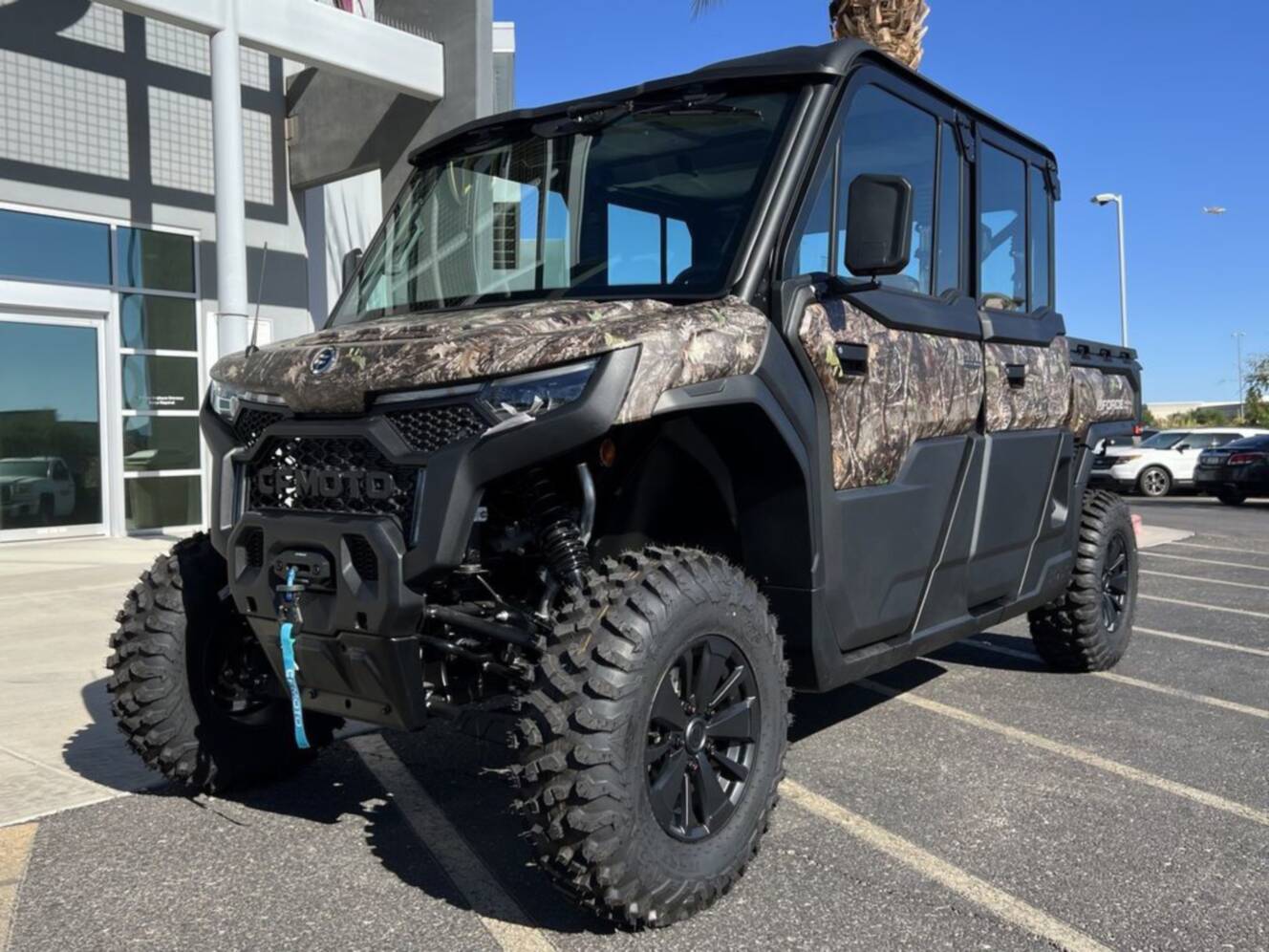 A photo of this 2026 CFMOTO UFORCE U10 XL Pro Highland Camo