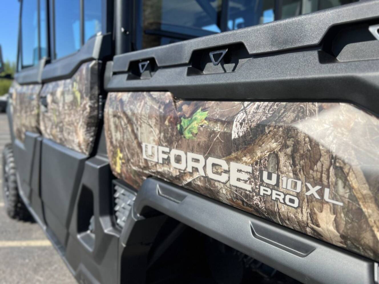 A photo of this 2026 CFMOTO UFORCE U10 XL Pro Highland Camo