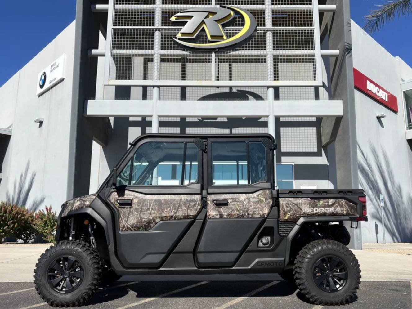 A photo of this 2026 CFMOTO UFORCE U10 XL Pro Highland Camo