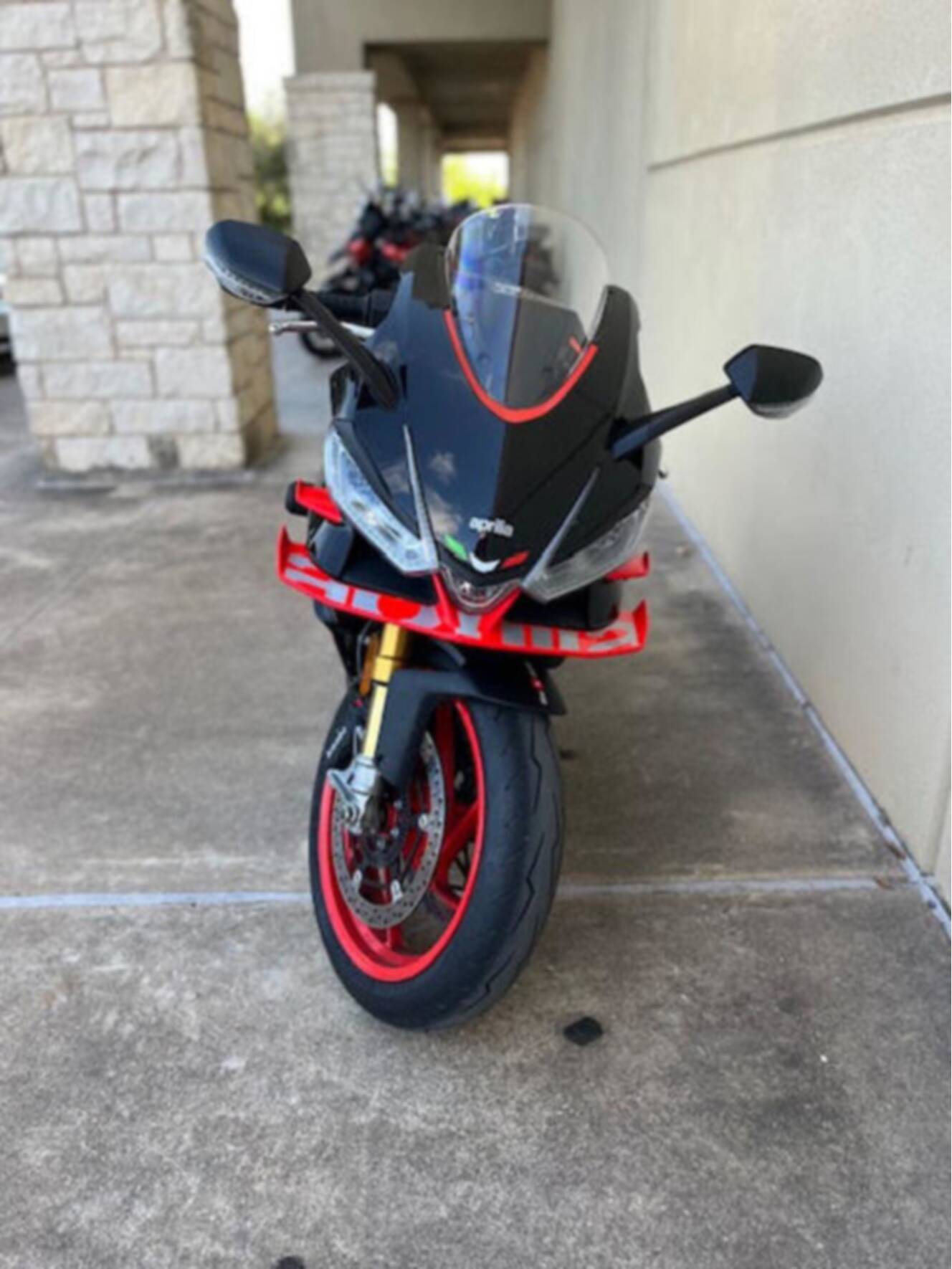A photo of this 2026 Aprilia RS 660 Factory