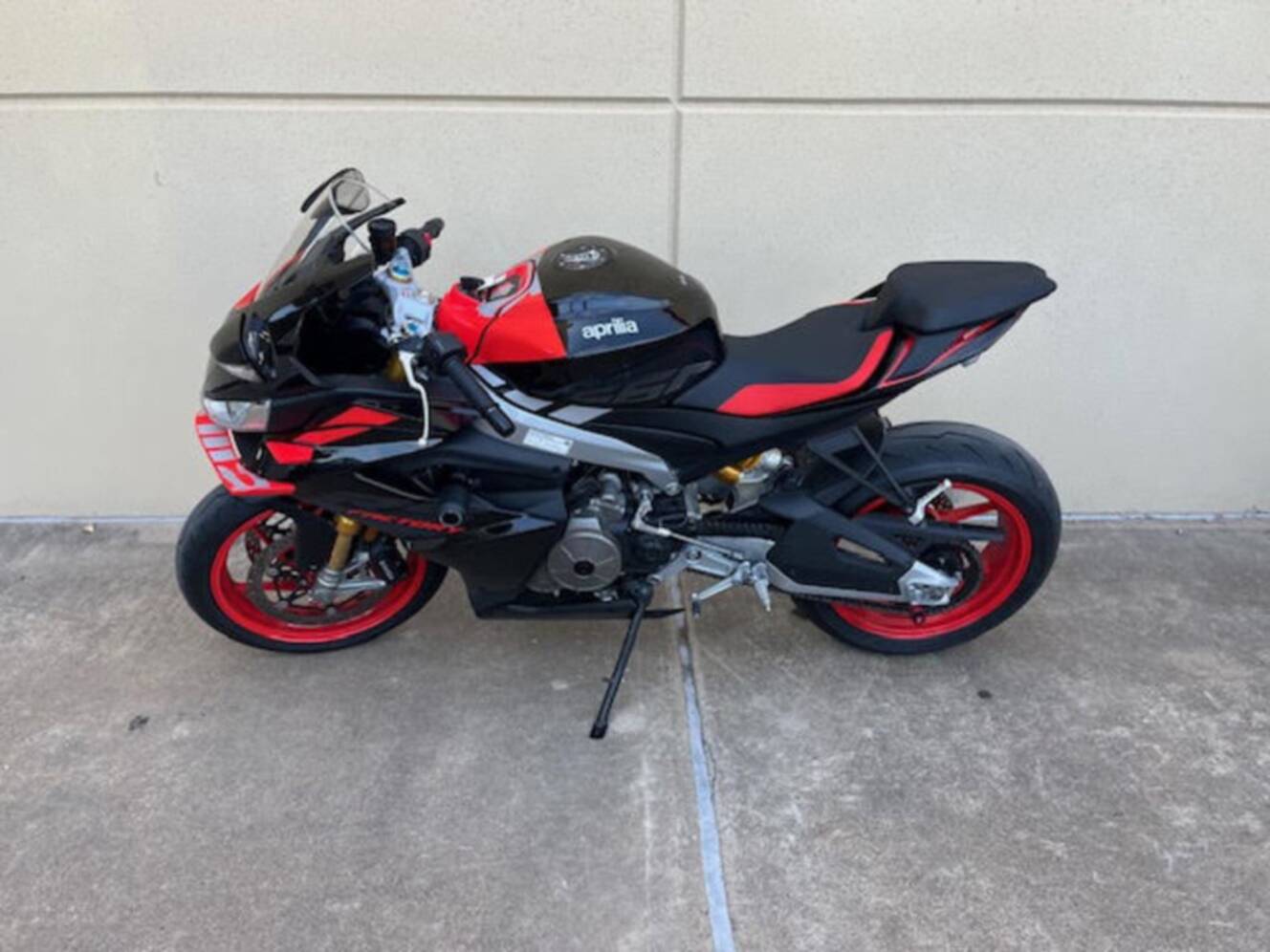 A photo of this 2026 Aprilia RS 660 Factory