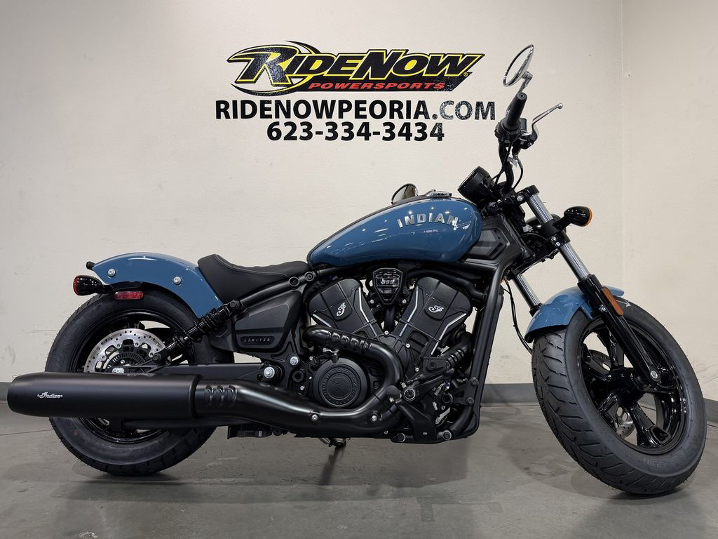 2026 Indian Scout Sixty Bobber Limited Storm Blue LIMITED in Peoria, AZ