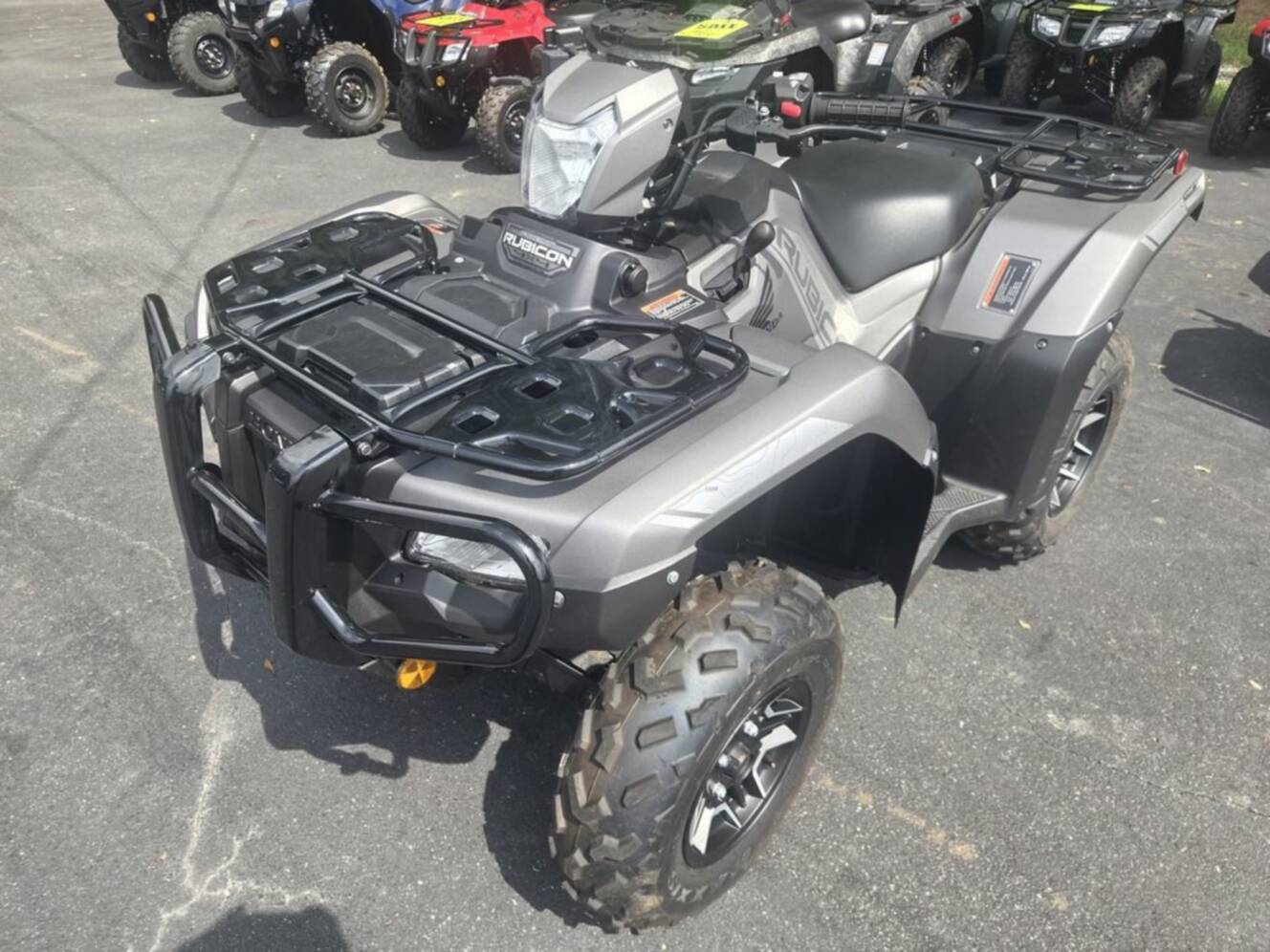A photo of this 2026 Honda FourTrax Rubicon 700 4X4 Automatic Matte Silver
