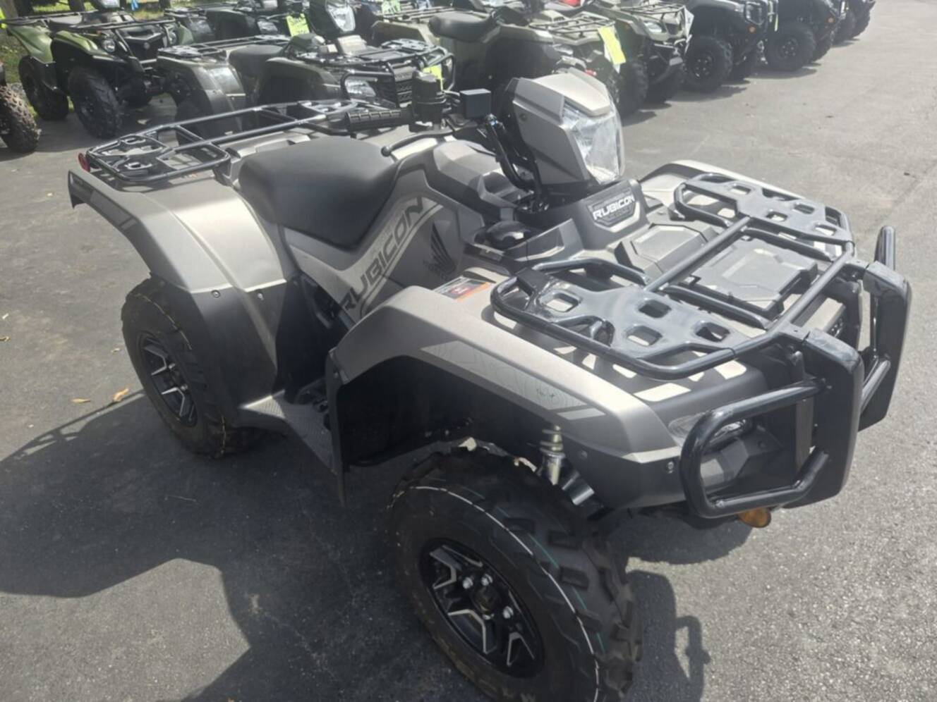 A photo of this 2026 Honda FourTrax Rubicon 700 4X4 Automatic Matte Silver