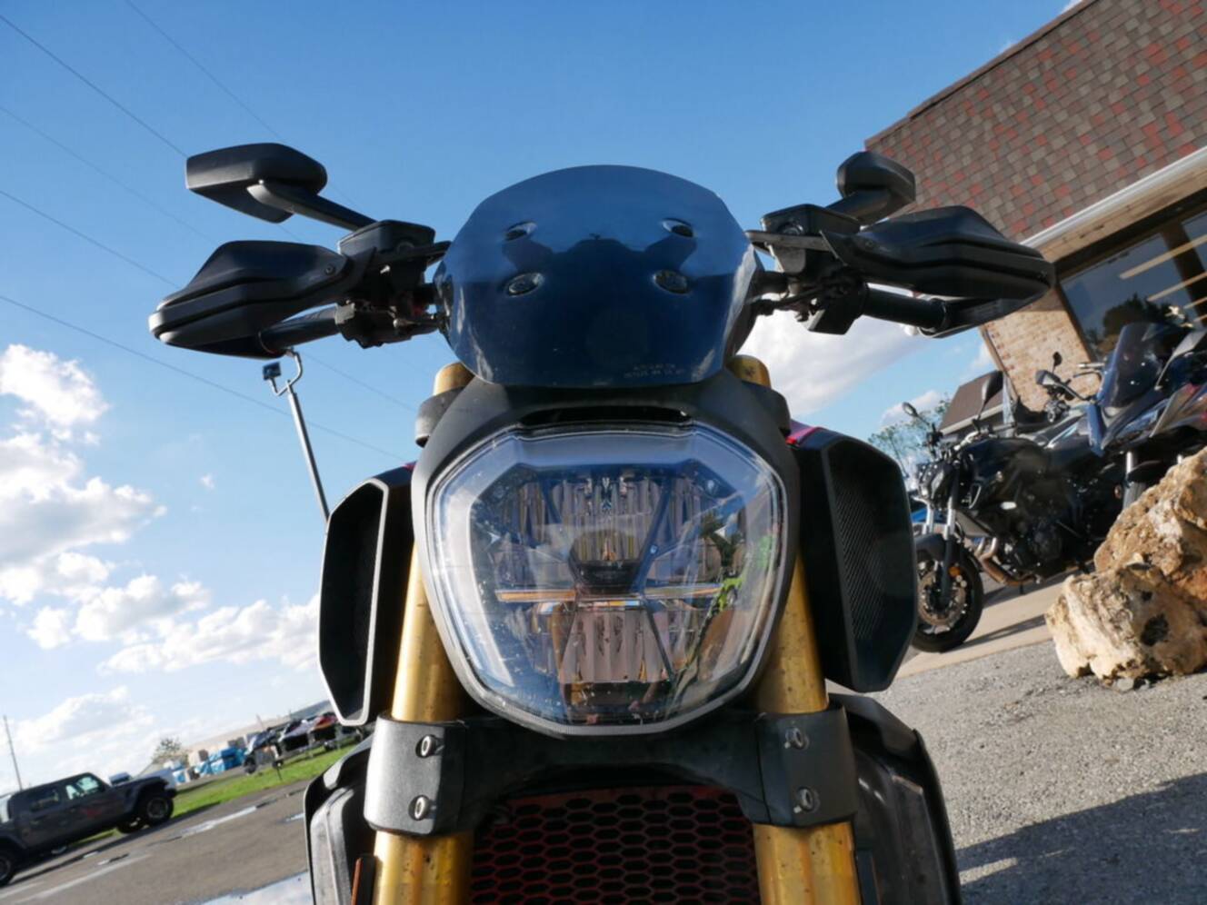 A photo of this 2021 Ducati Diavel 1260 S Ducati Red