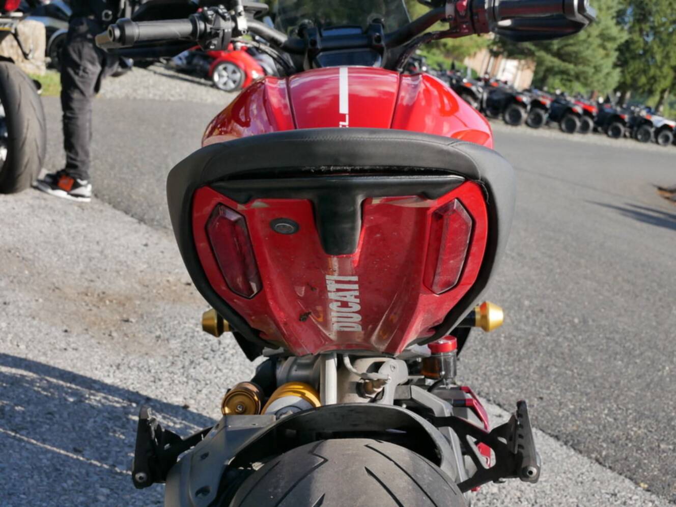 A photo of this 2021 Ducati Diavel 1260 S Ducati Red