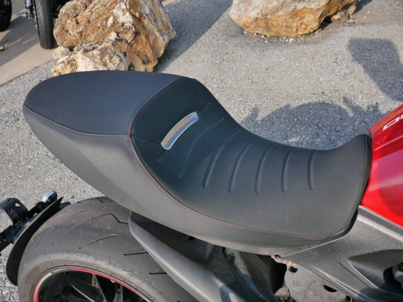 A photo of this 2021 Ducati Diavel 1260 S Ducati Red