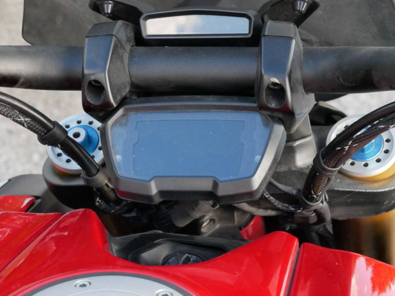 A photo of this 2021 Ducati Diavel 1260 S Ducati Red