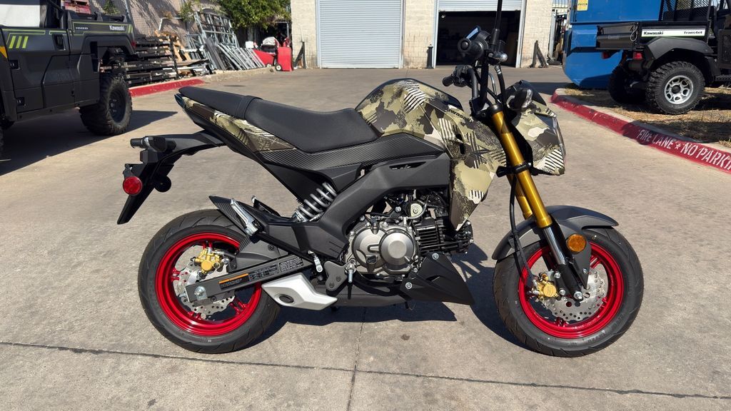 2025 Kawasaki Z125 PRO Cypher Camo Beige BASE in Rockwall, TX