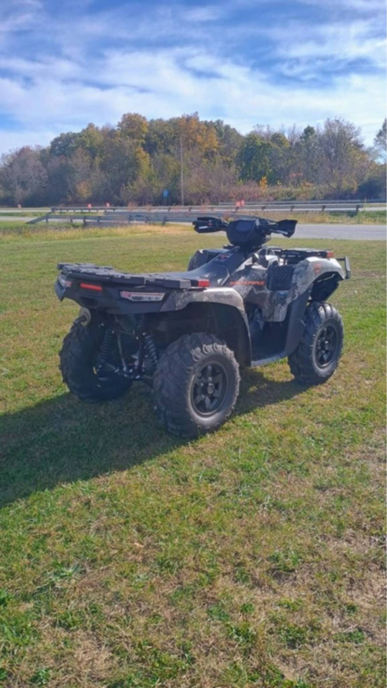 A photo of this 2026 Kawasaki Brute Force® 750 SE EPS Camo