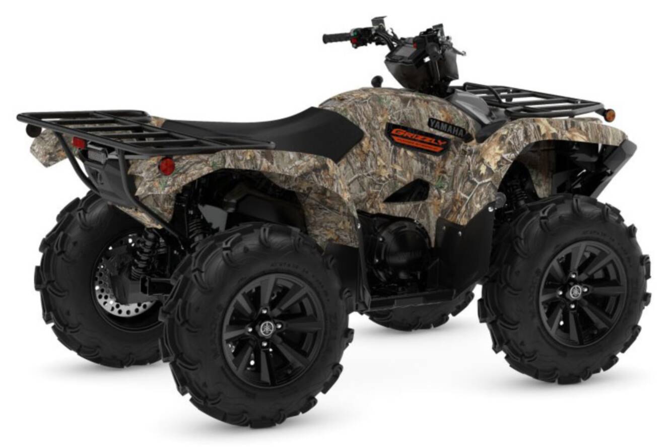 A photo of this 2027 Yamaha Grizzly EPS Camo
