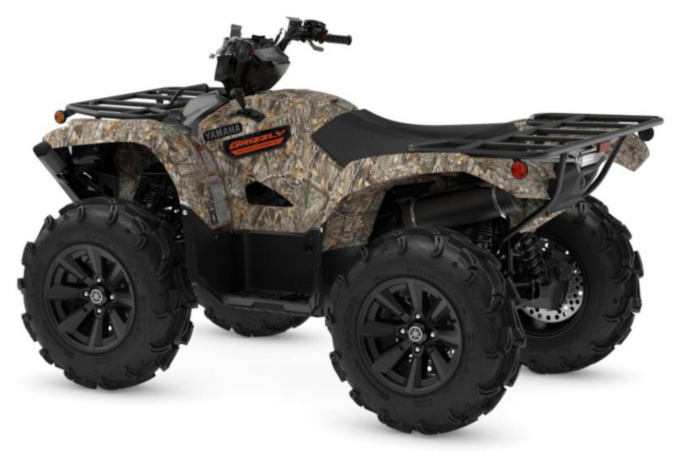 A photo of this 2027 Yamaha Grizzly EPS Camo