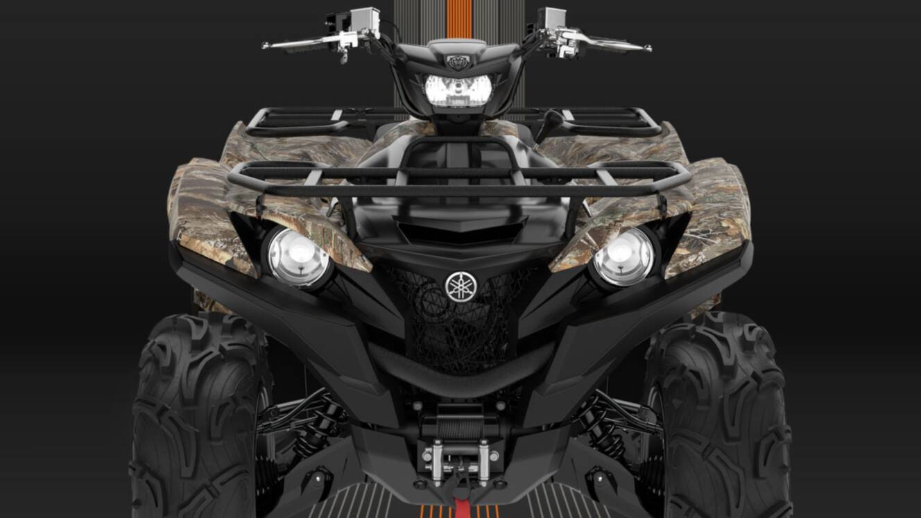 A photo of this 2027 Yamaha Grizzly EPS Camo