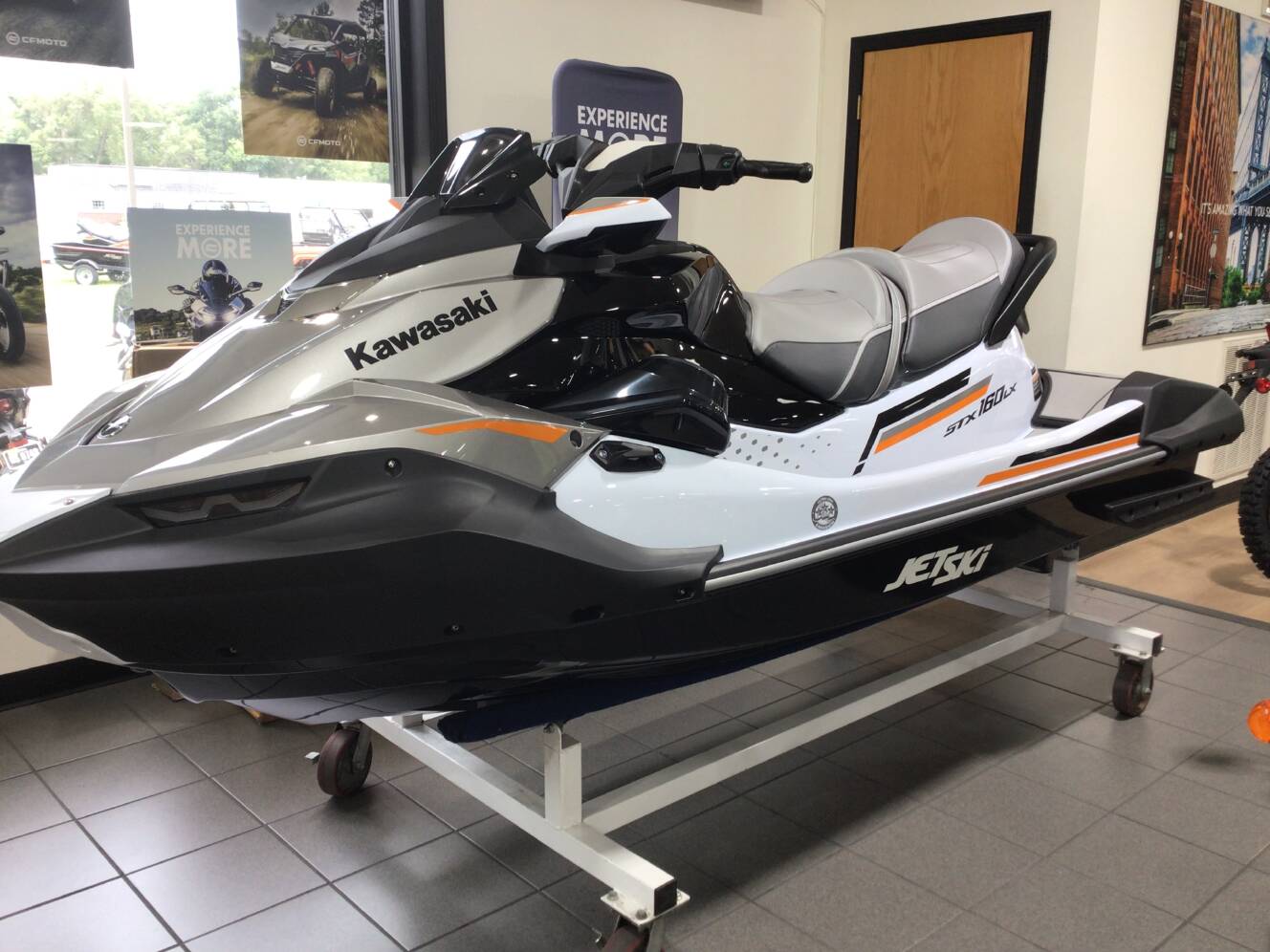 A photo of this 2026 Kawasaki Pwc JET SKI STX 160LX