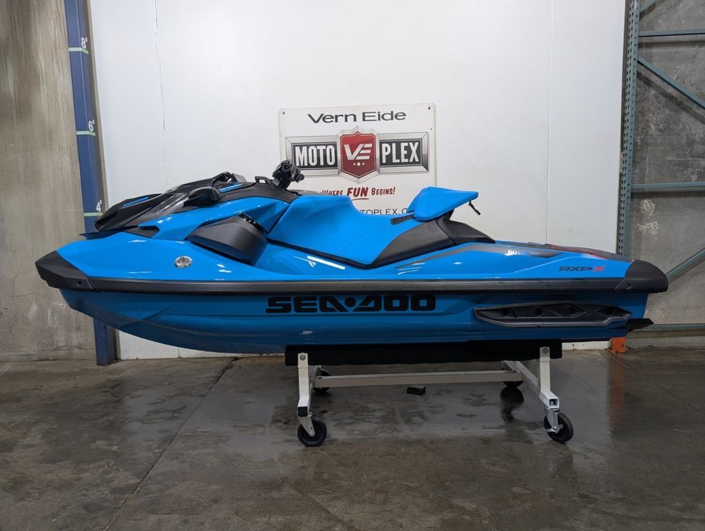 2026 Sea-Doo RXP-X 325 Tech, BRP Premium A, iBR Gulfstream Blue P in sioux falls SD