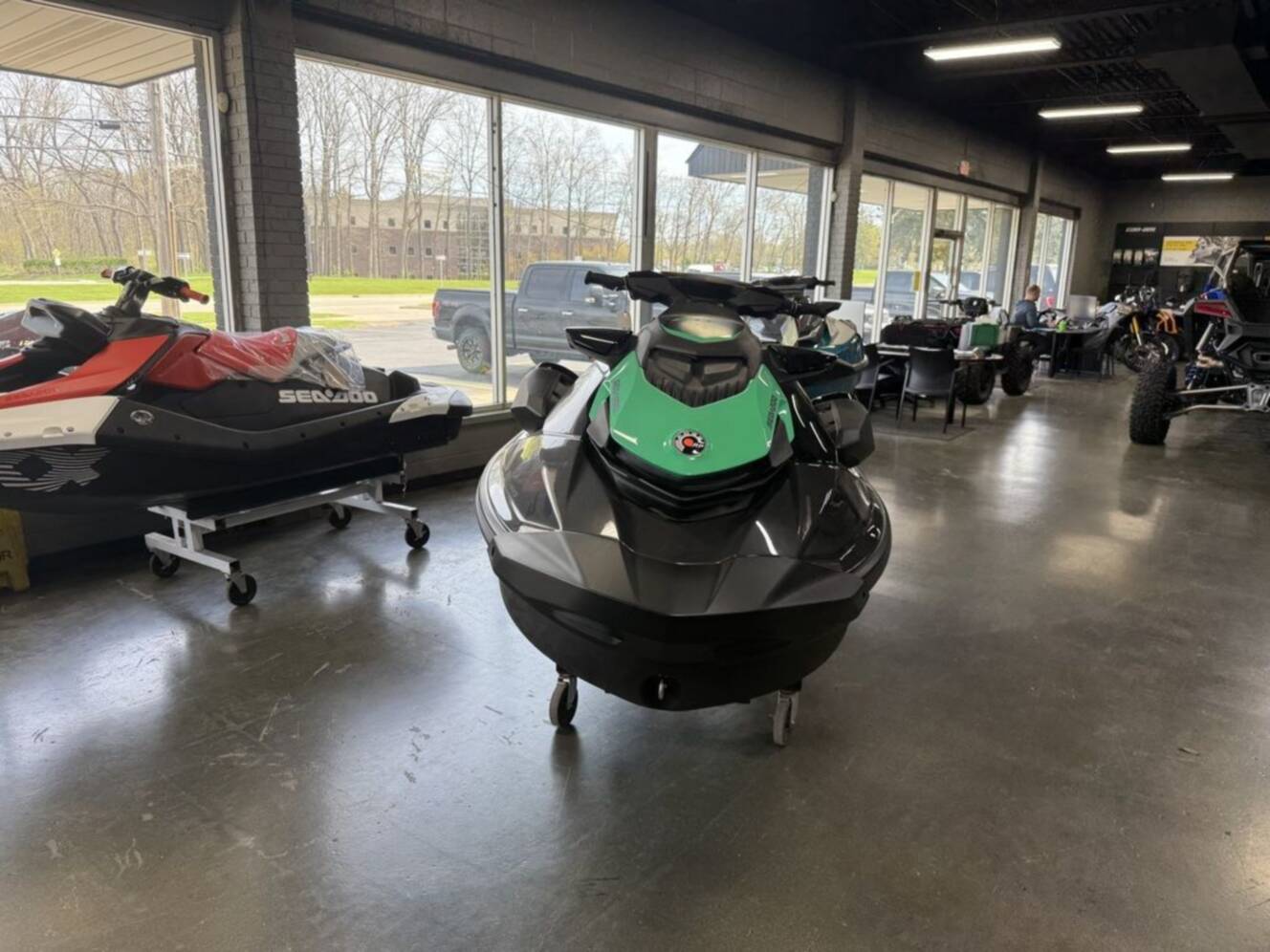 A photo of this 2026 Sea-Doo GTI SE 130 iBR Tech, Audio, iDF, iBR