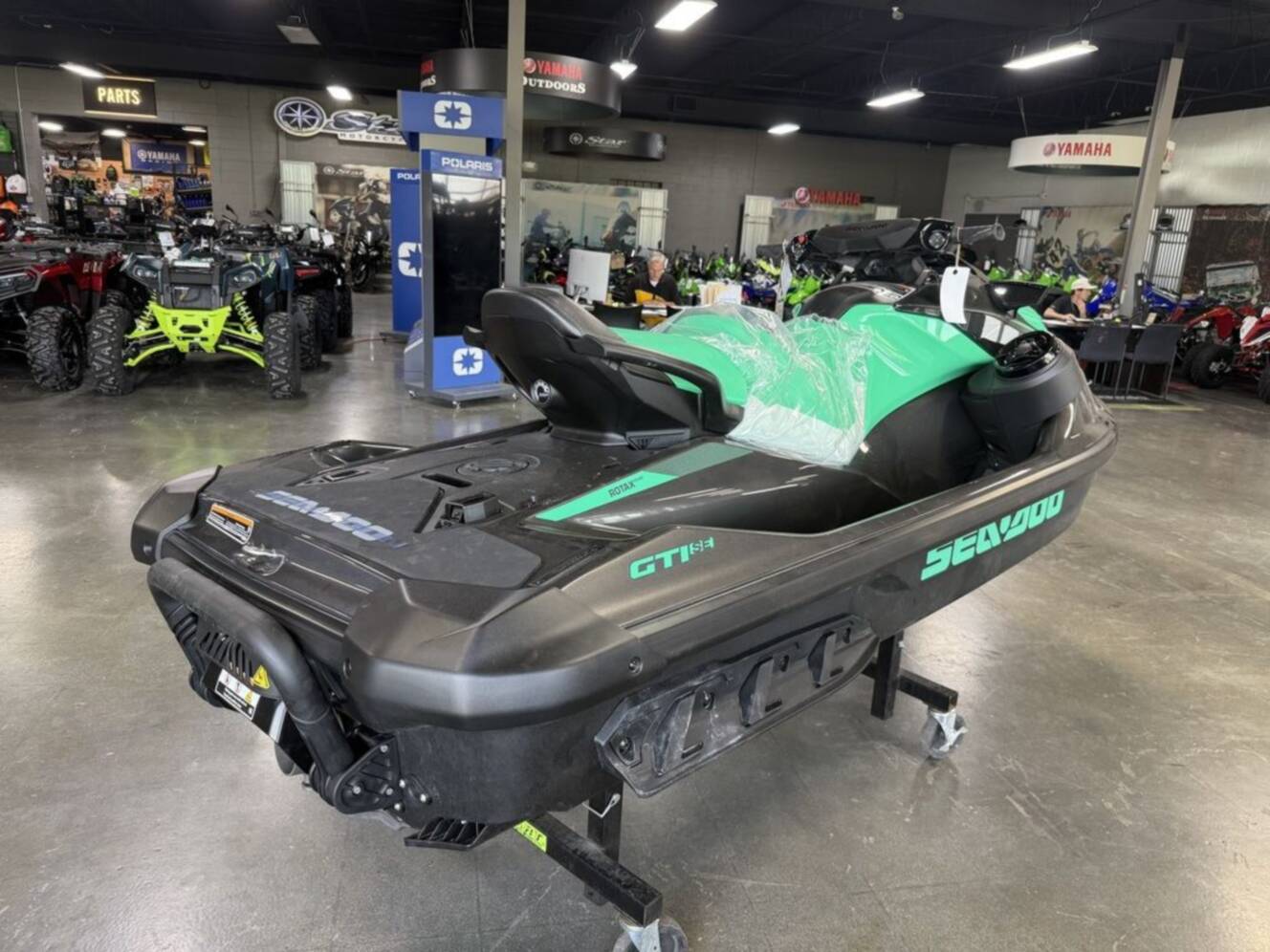 A photo of this 2026 Sea-Doo GTI SE 130 iBR Tech, Audio, iDF, iBR
