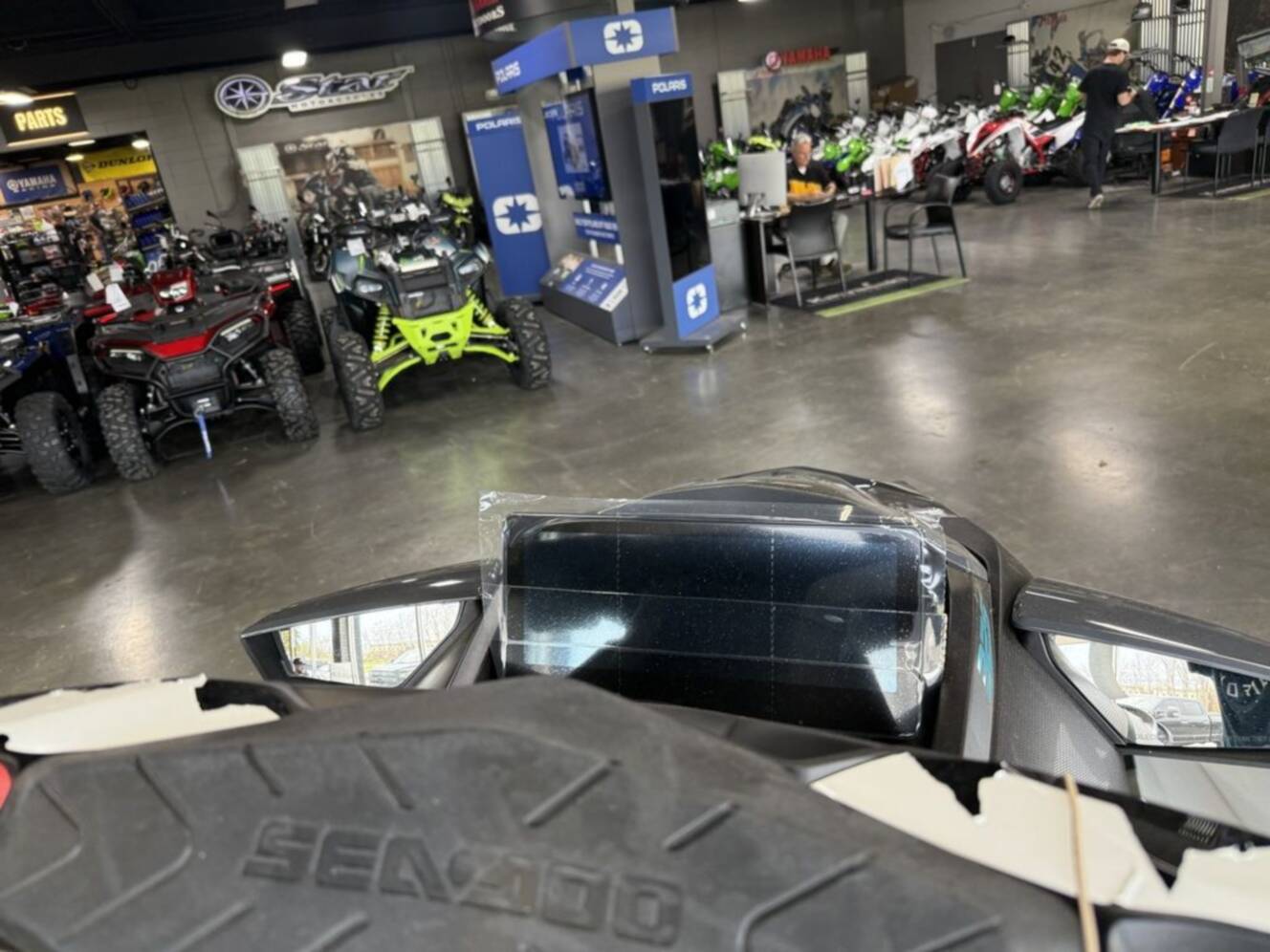 A photo of this 2026 Sea-Doo GTX Limited 325 Teal Metallic