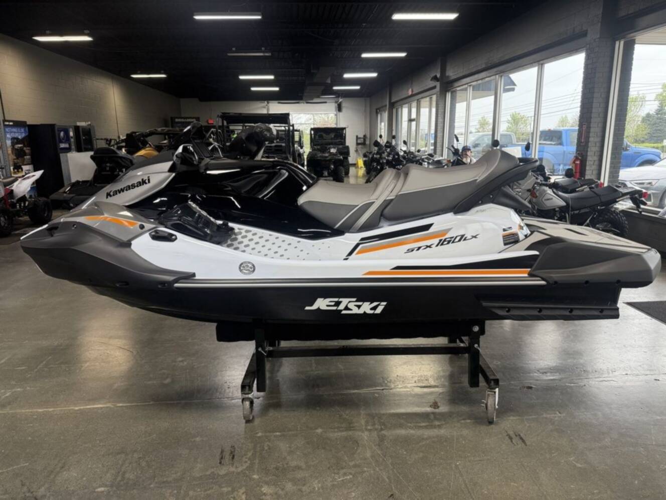 A photo of this 2026 Kawasaki Jet Ski® STX® 160 LX