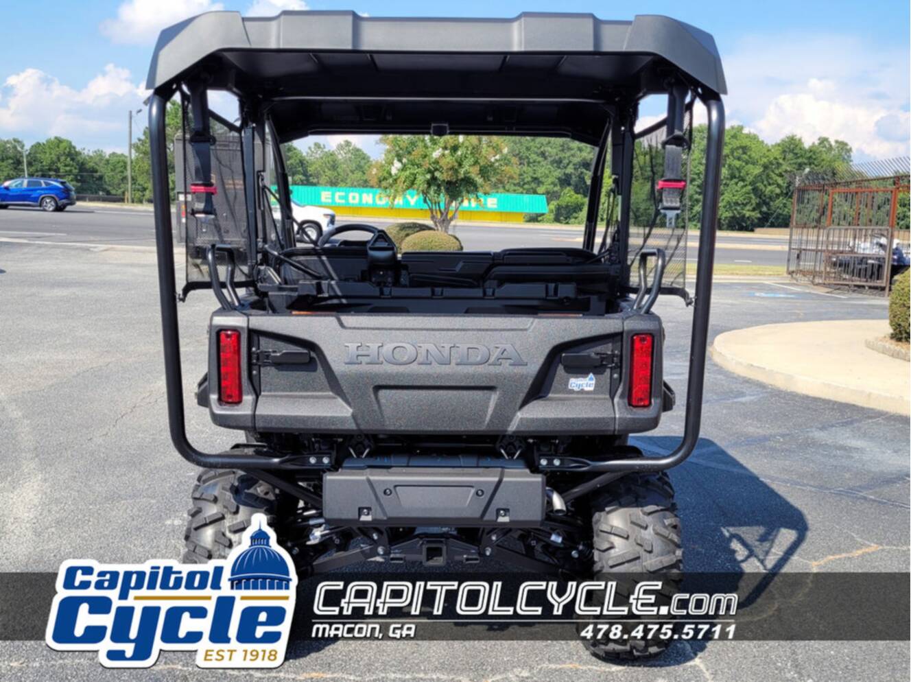 A photo of this 2026 Honda® Pioneer 1000-5 Deluxe TrueTimber Atera Camo