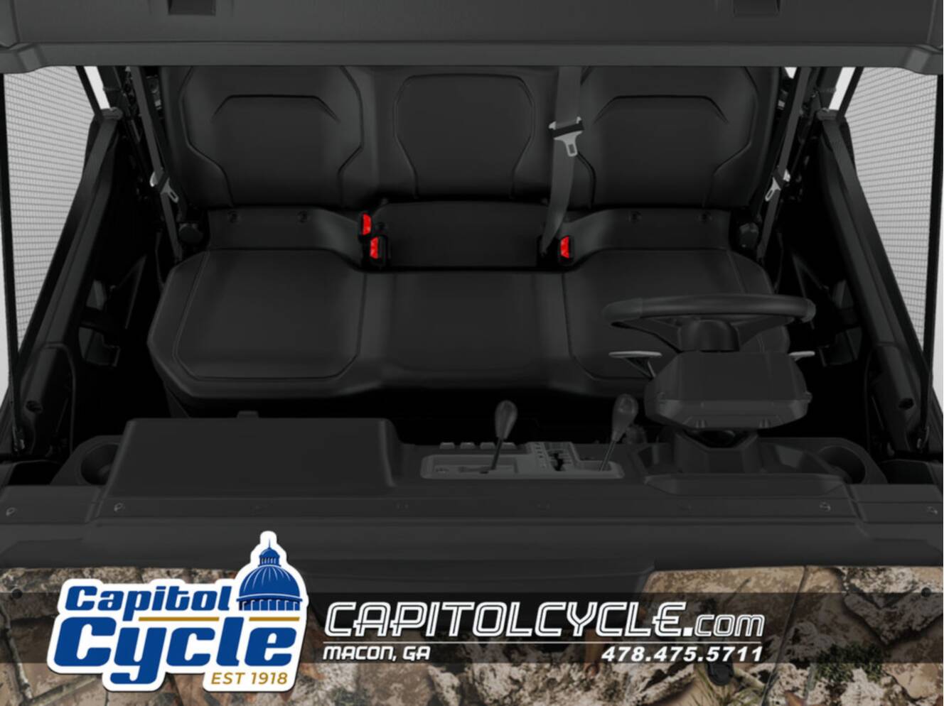 A photo of this 2026 Honda® Pioneer 1000-5 Deluxe TrueTimber Atera Camo