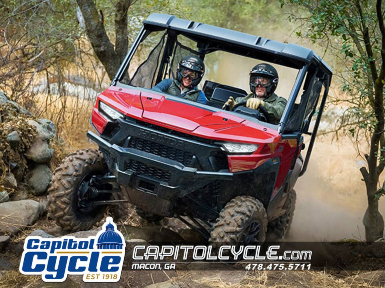 A photo of this 2026 Honda® Pioneer 1000-5 Deluxe TrueTimber Atera Camo