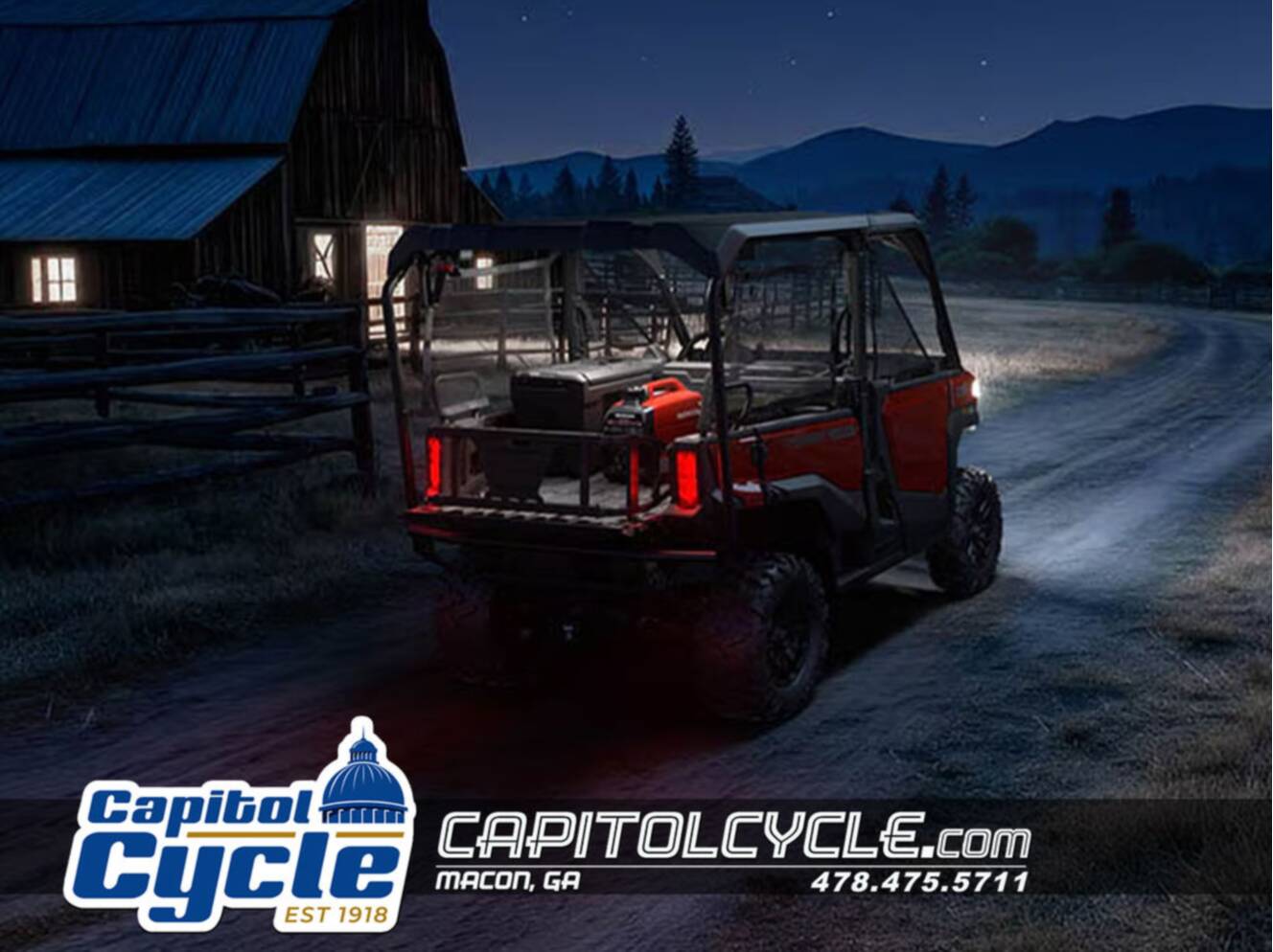 A photo of this 2026 Honda® Pioneer 1000-5 Deluxe TrueTimber Atera Camo