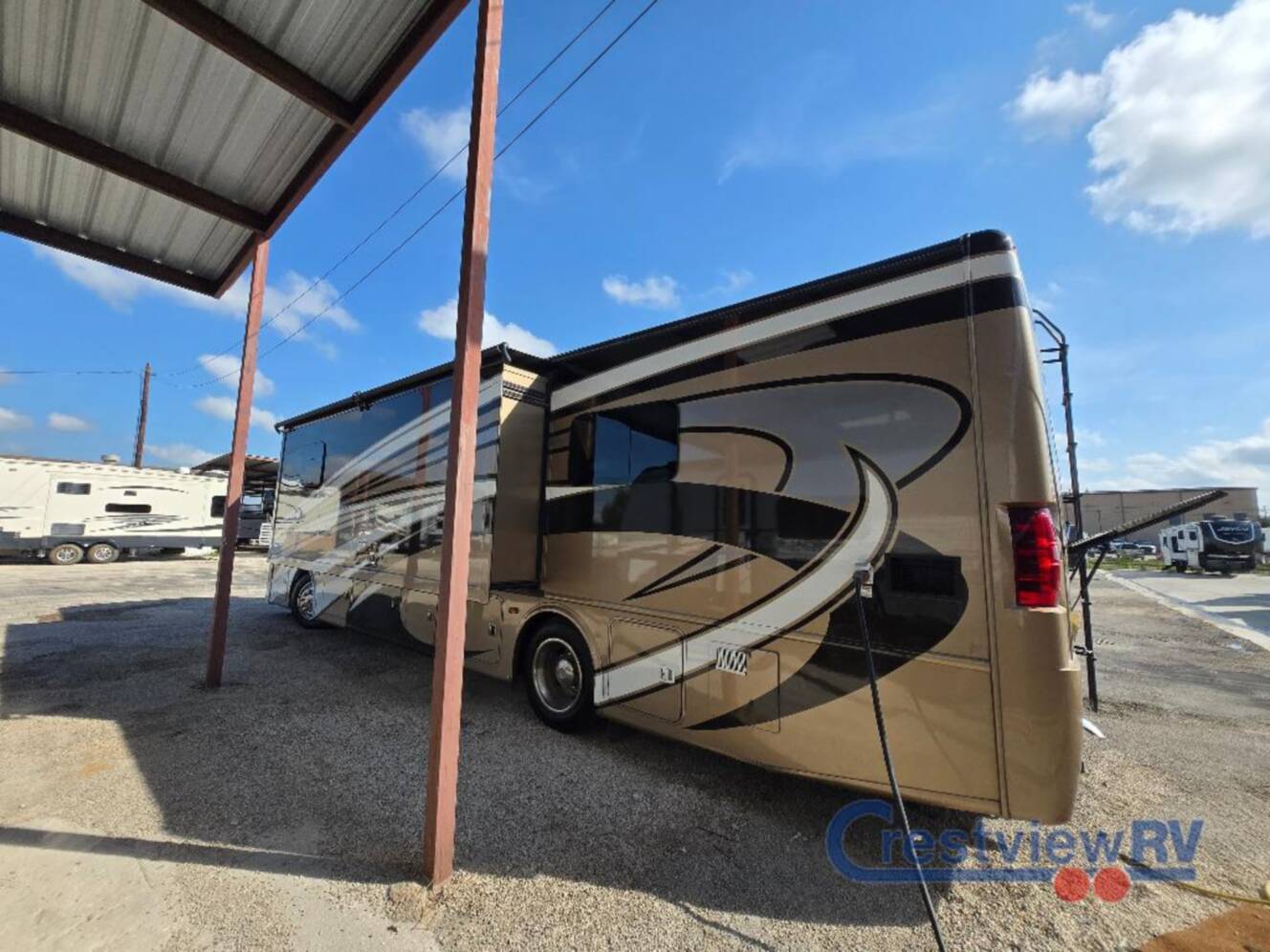A photo of this 2017 Thor Motor Coach Palazzo 35.1