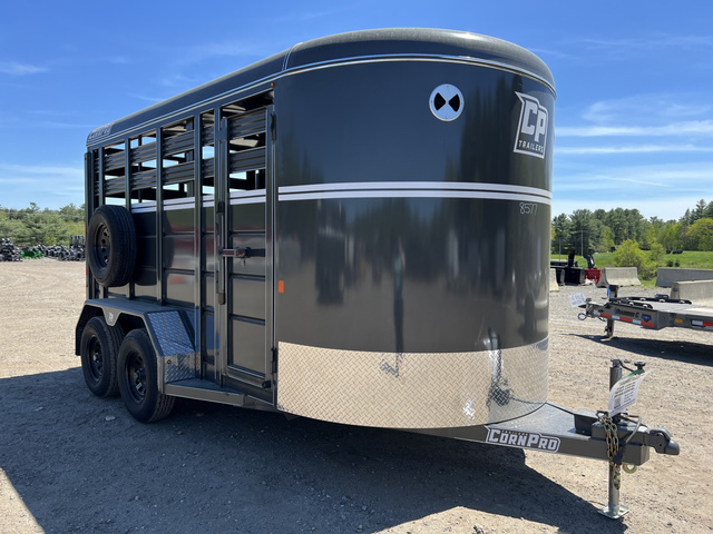 2026 CORNPRO 7x14 Steel 10K Horse Trailer w/Backup Lights, & Spare T in Turner, ME
