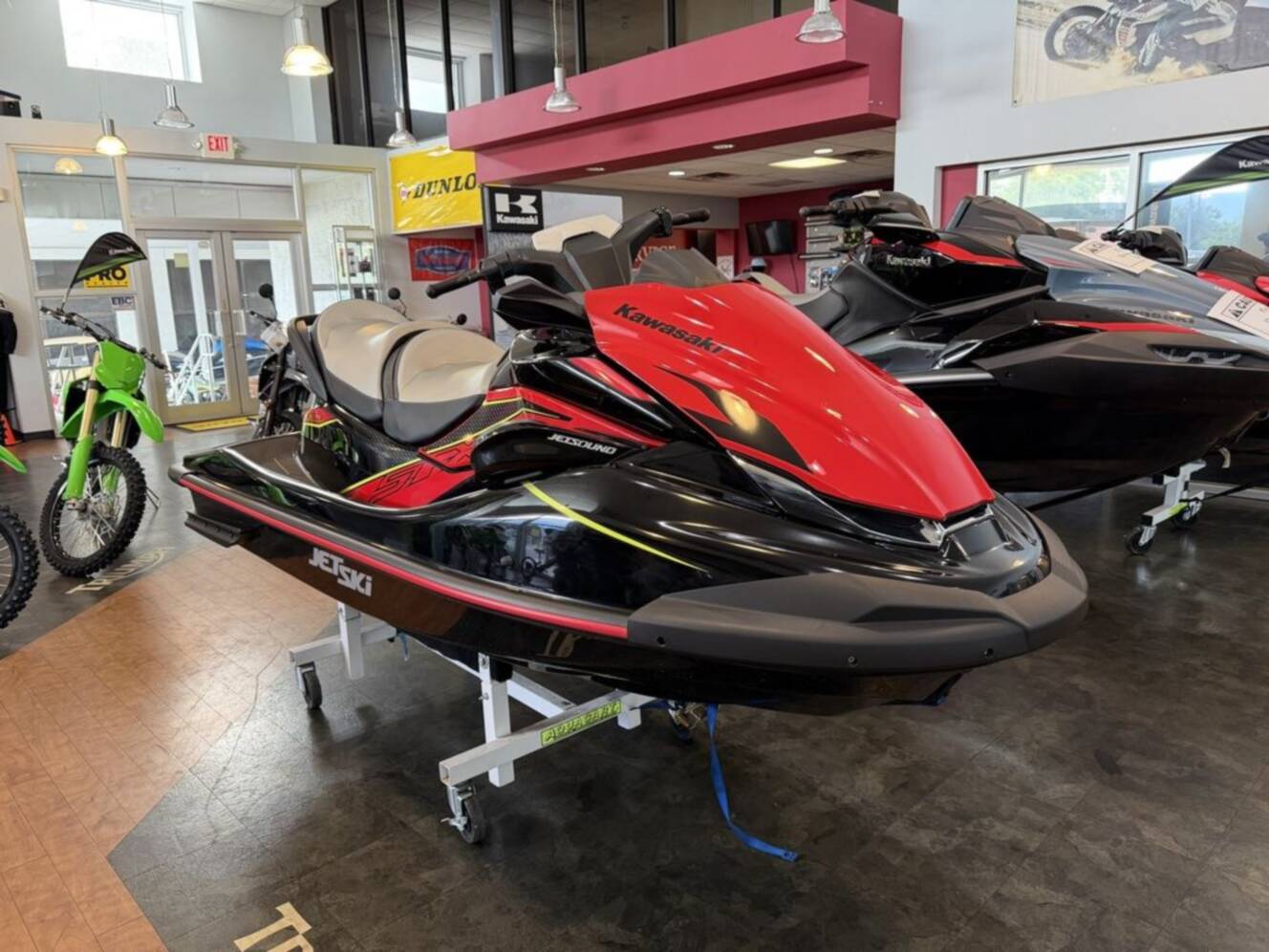 A photo of this 2025 Kawasaki STX 160LX