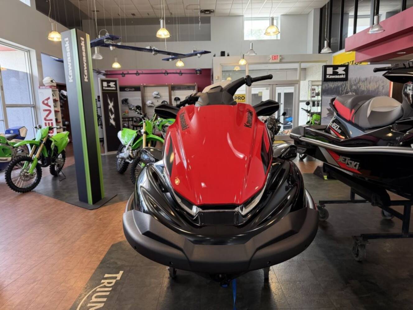 A photo of this 2025 Kawasaki STX 160LX