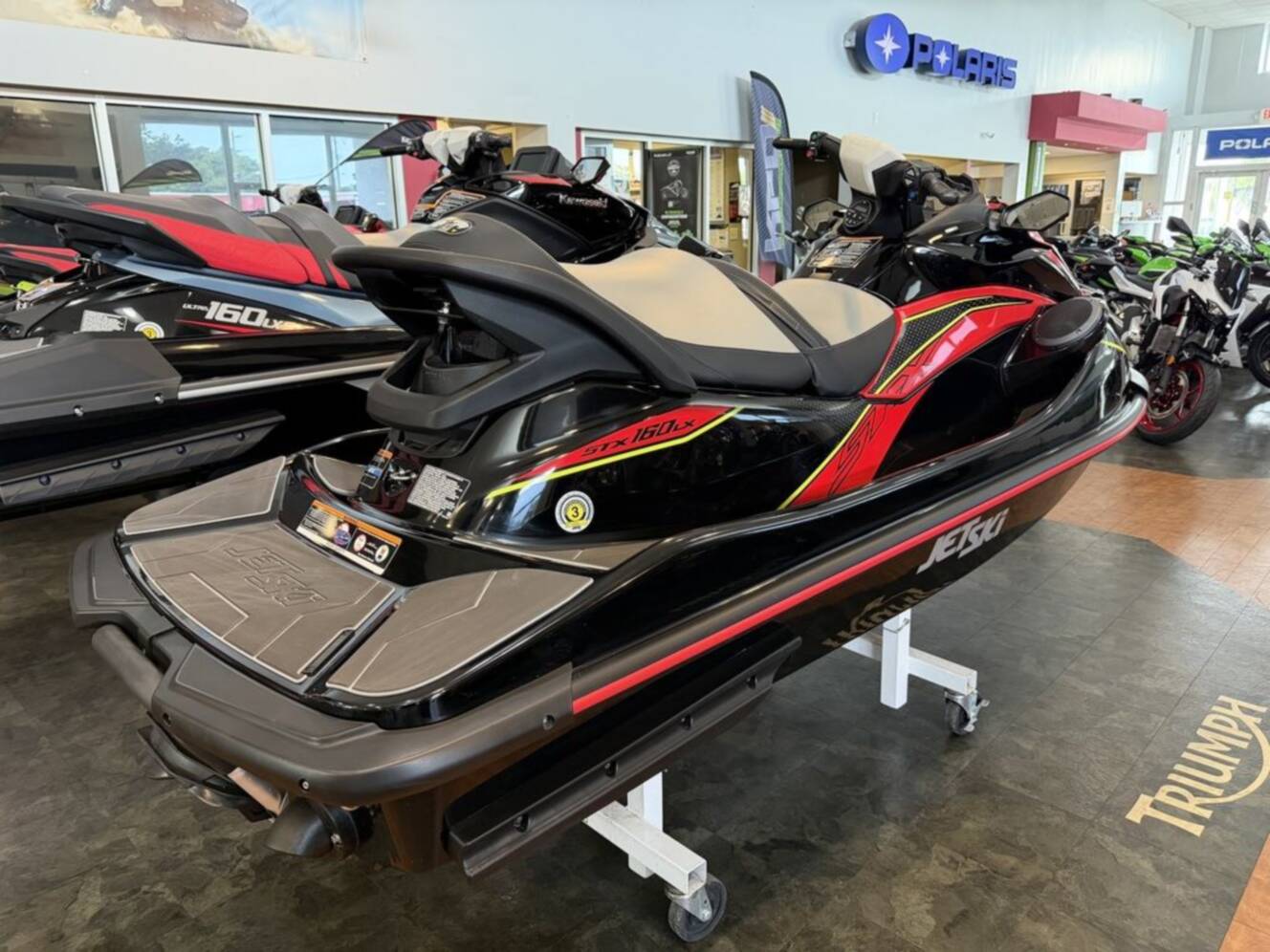 A photo of this 2025 Kawasaki STX 160LX