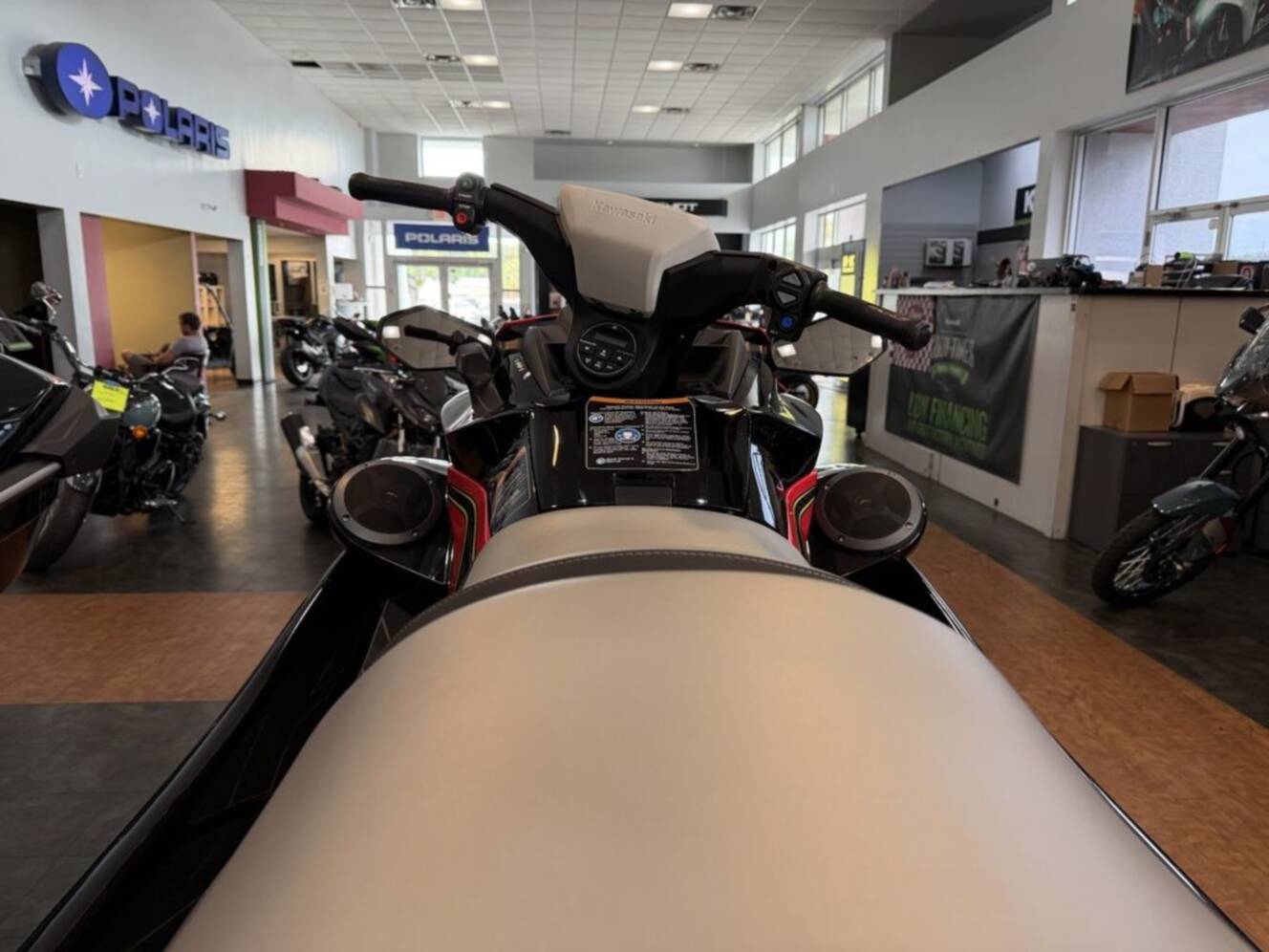 A photo of this 2025 Kawasaki STX 160LX