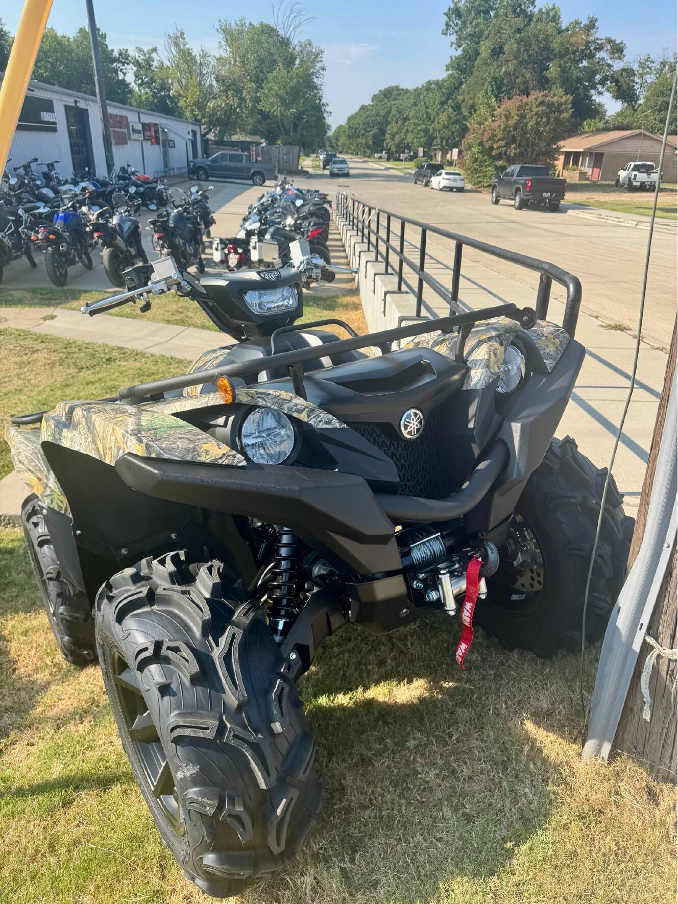 A photo of this 2027 Yamaha Grizzly EPS Camo