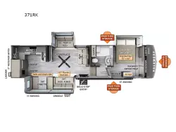 2025 Forest River Rockwood Signature Fifth Wheel R371RK